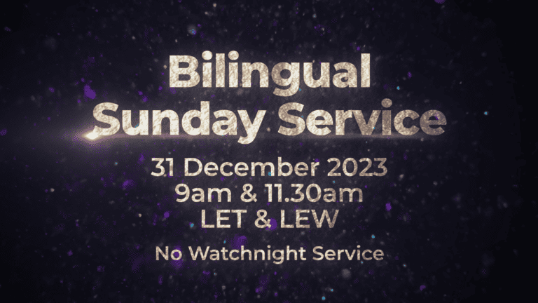 Bilingual Sunday Service 31 Dec