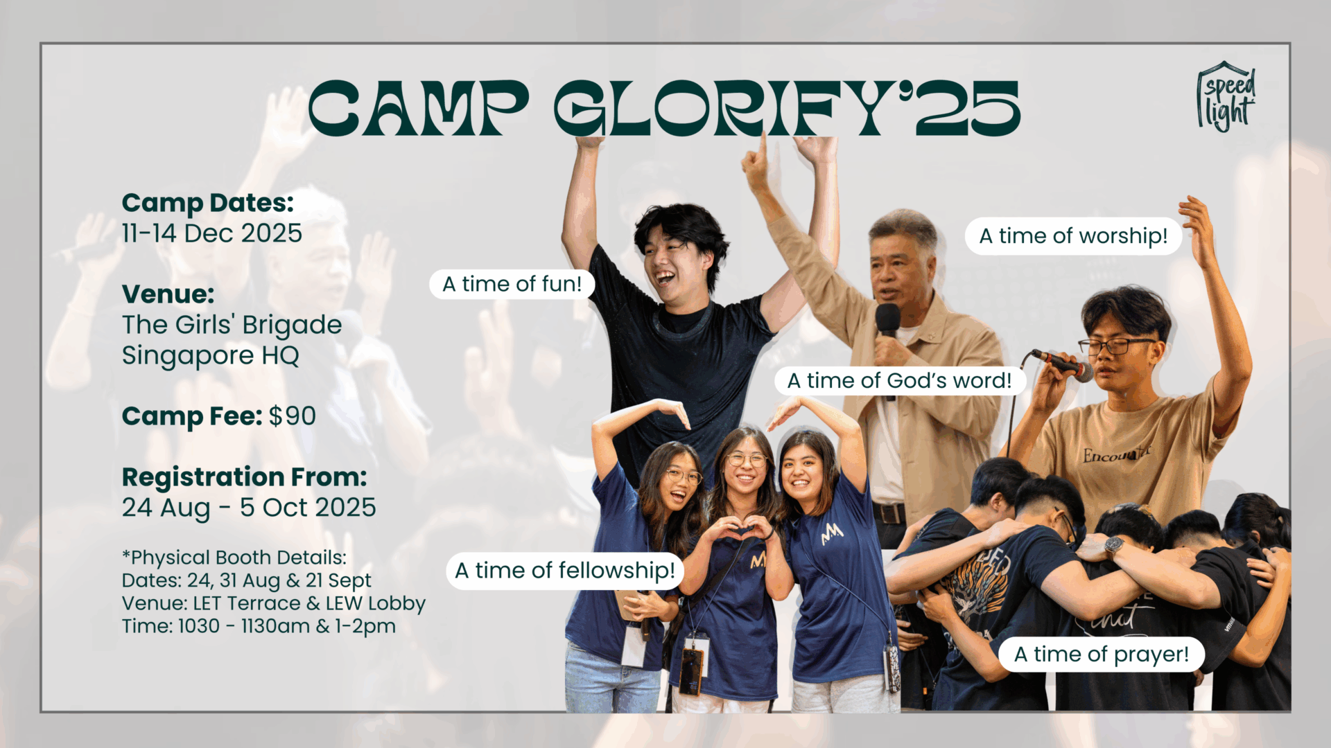 Pa Slide Camp Glorify Registration Next Week