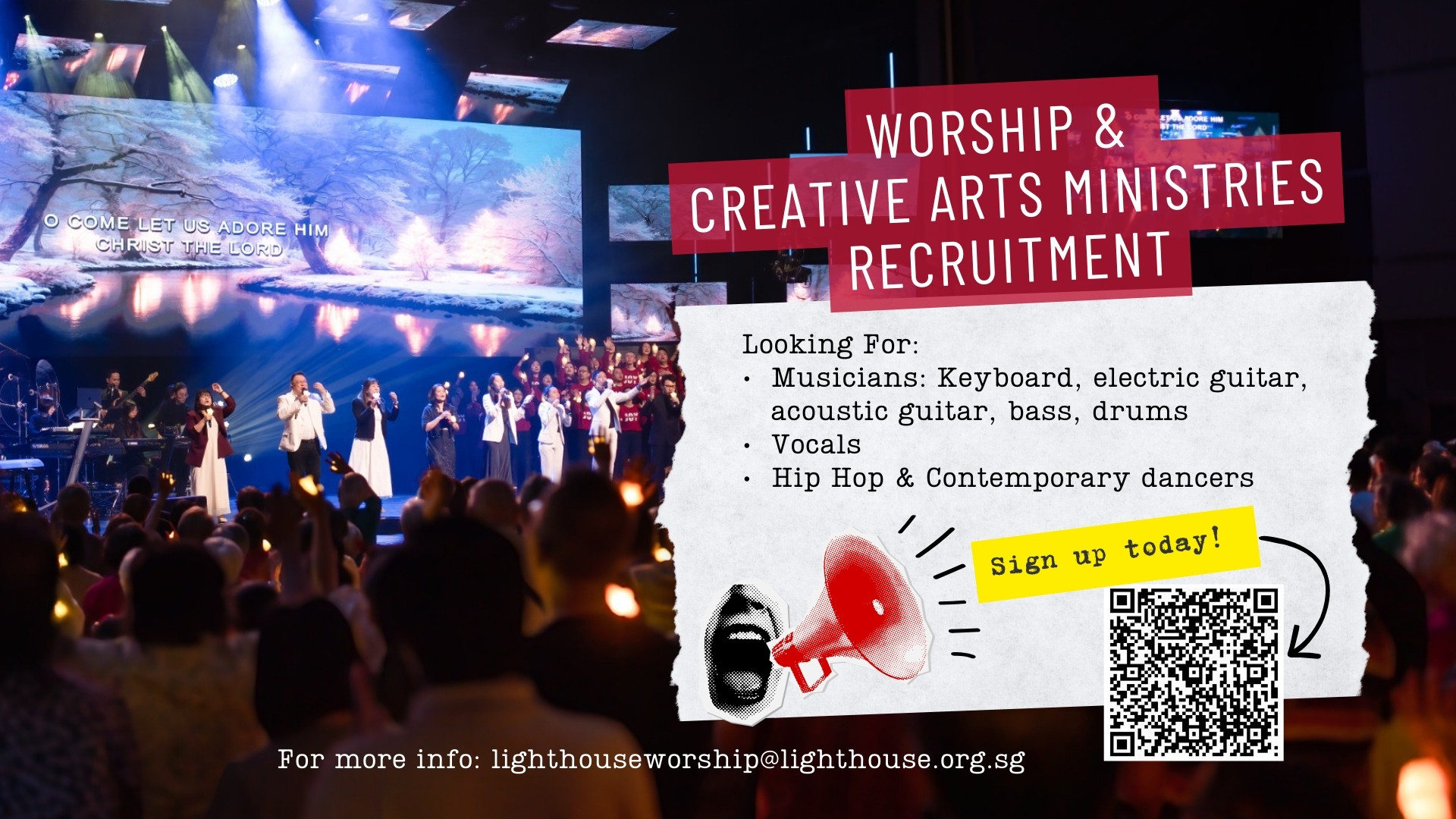 260118 Worship & Creative Arts Ministries Recruitment St