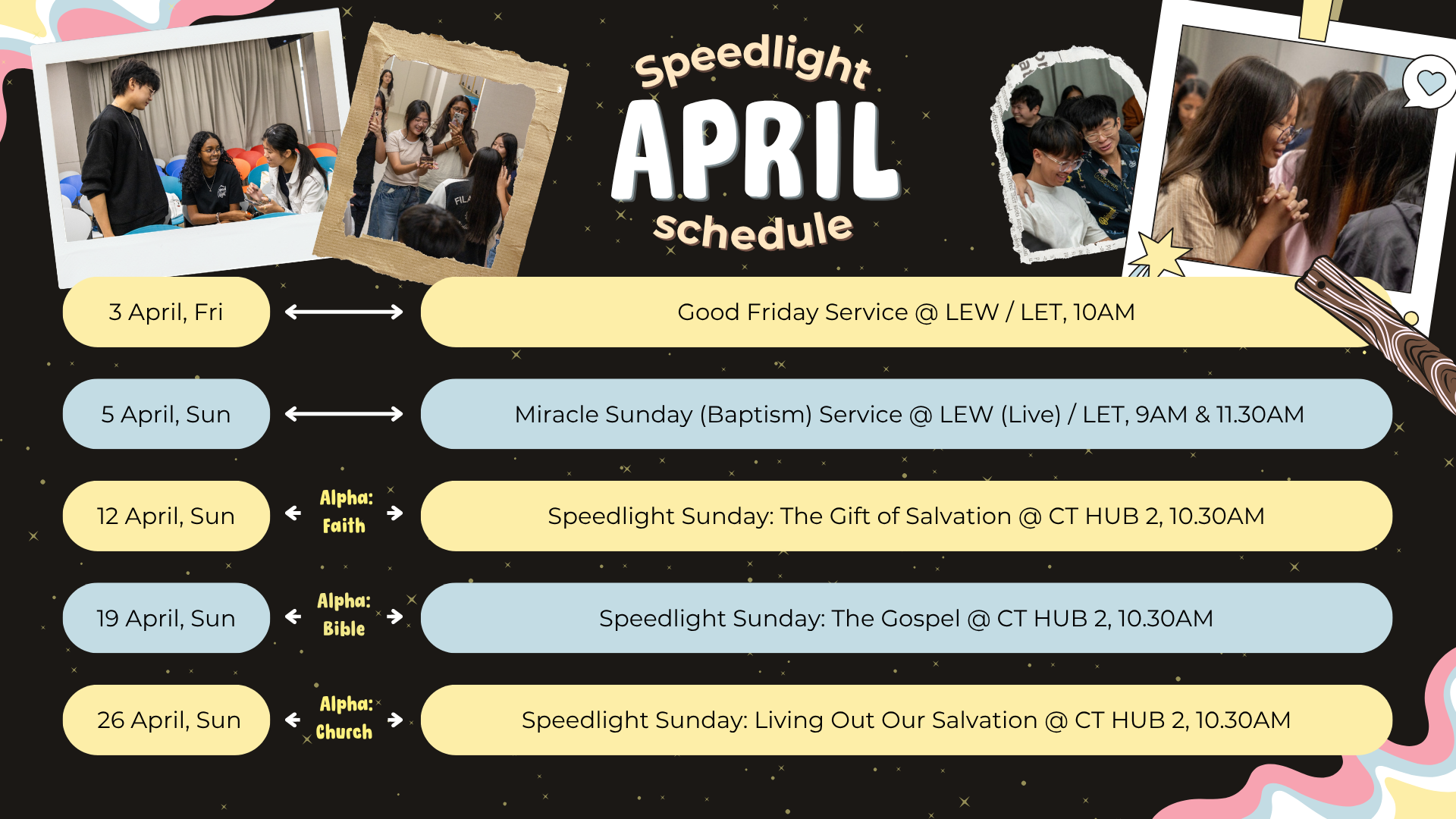 Spd April Sched