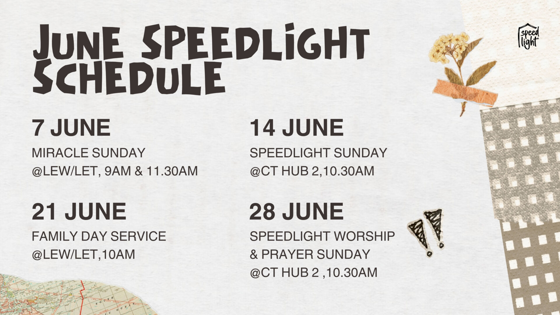 June Schedule 2026